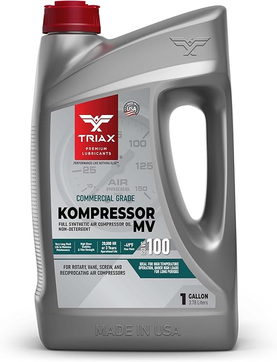 TRIAX Kompressor Full Synthetic, Multi-Vis Air Compressor Oil 