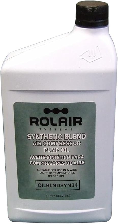 Rolair All-Weather Synthetic-Blend Air Compressor Oil