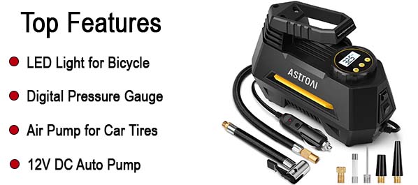 AstroAI Tire Inflator Portable Air Compressor